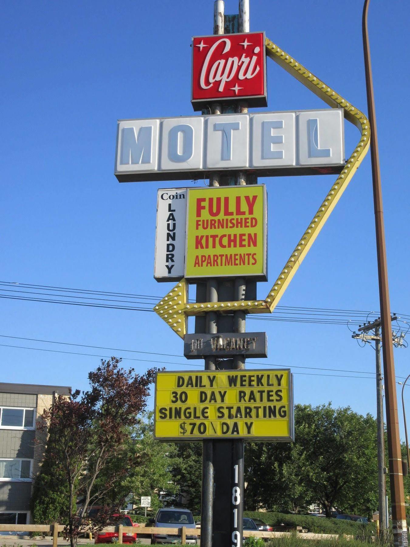 The Capri Motel Winnipeg Exteriér fotografie